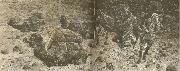 william r clark hedins expedition under en sandstorm langt inne i takla makanoknen i april 1894 France oil painting artist
